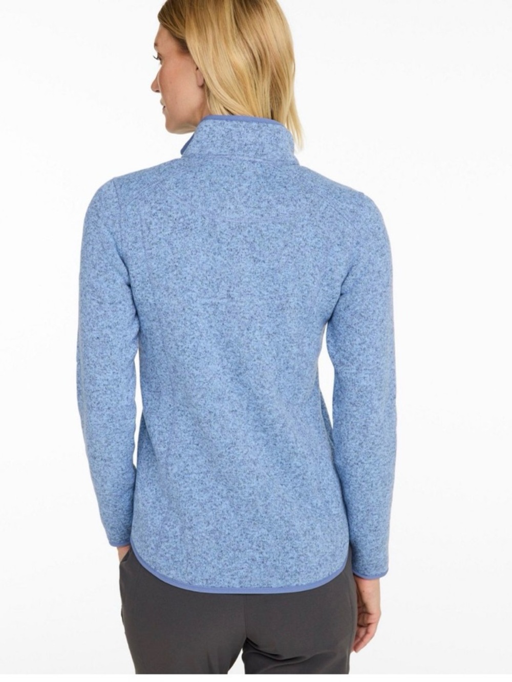 Women's L.L.Bean Sweater Fleece Full-Zip Jacket with pockets Size 3X - Picture 2 of 5
